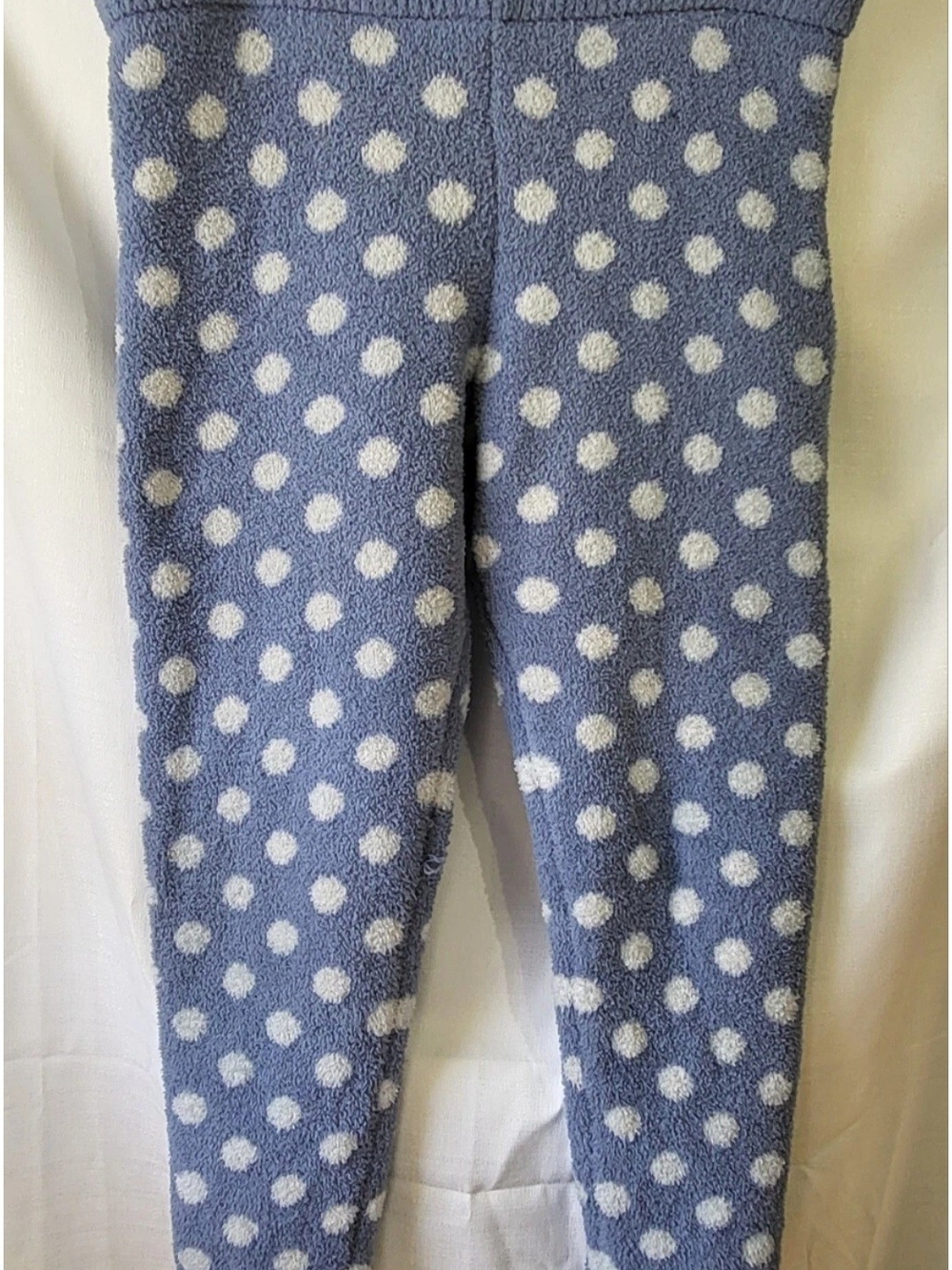 Honeydew Women's Polka Dot Chenille Lounge Sleep Pants Jogger Fluffy Size Large